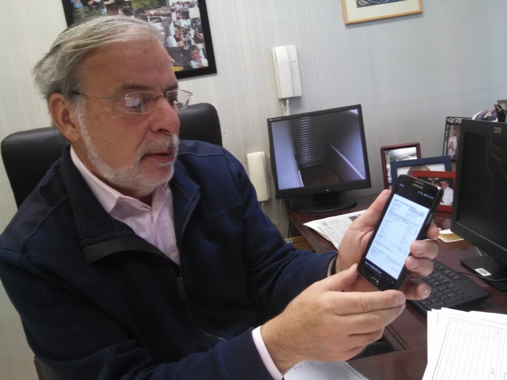 Assemblyman Hikind with Electronic Proof of Insurance