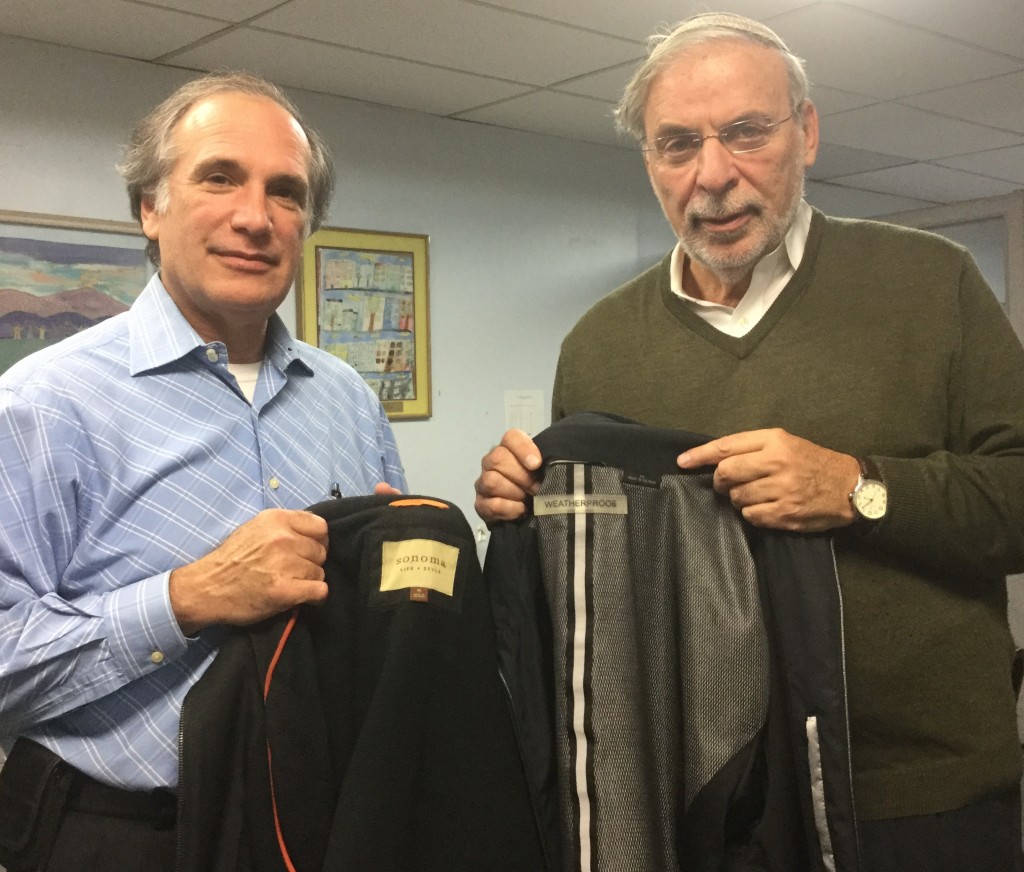 Assemblyman Hikind Showcases Coat Made in